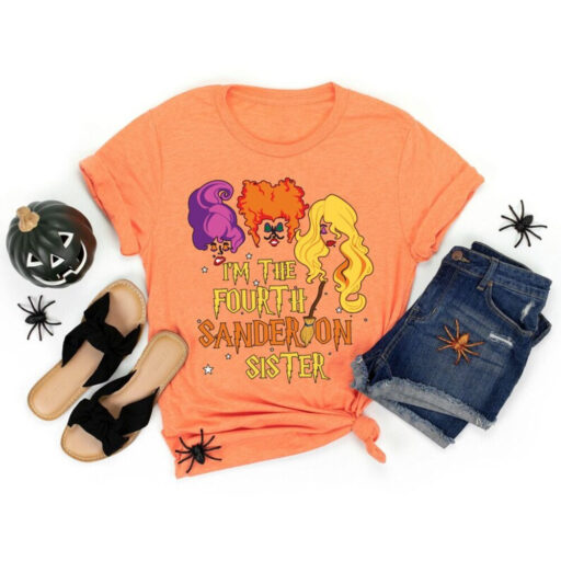 Halloween Shirt, Hocus Pocus Shirt, Hocus Pocus The 4th Sanderson Sister, Sanderson Sisters Shirt, Halloween Shirt, Witch Sisters Shirt