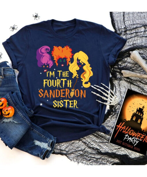 Halloween Shirt, Hocus Pocus Shirt, Hocus Pocus The 4th Sanderson Sister, Sanderson Sisters Shirt, Halloween Shirt, Witch Sisters Shirt