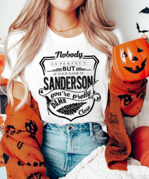 Halloween Shirt, Hocus Pocus Shirt, Sanderson Perfect Shirt, Halloween Town Hall Salem Shirt, Sanderson Sister Shirt, Vintage Autumn Shirt