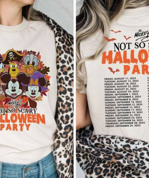 Halloween Shirt, Mickey's Not So Scary Halloween Party 2023, Disney Halloween Party Shirt, Mickey and Friends Halloween,Halloween Sweatshirt