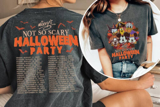 Halloween Shirt, Mickey's Not So Scary Halloween Party 2023, Disney Halloween Party Shirt, Mickey and Friends Halloween,Halloween Sweatshirt