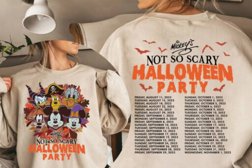 Halloween Shirt, Mickey's Not So Scary Halloween Party 2023, Disney Halloween Party Shirt, Mickey and Friends Halloween,Halloween Sweatshirt