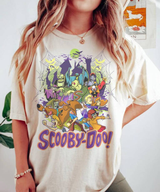 Halloween Shirt, Scary Scooby Doo Shirt, Scooby Doo Friends Shirt, Retre Halloween Scooby Doo Shirt, Halloween Shirt, Halloween Party