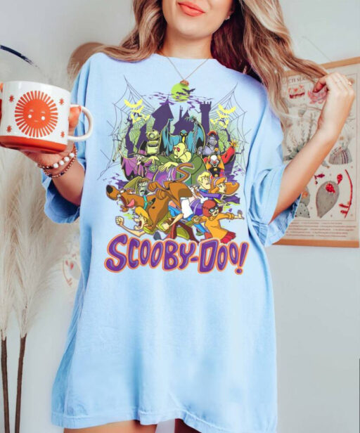 Halloween Shirt, Scary Scooby Doo Shirt, Scooby Doo Friends Shirt, Retre Halloween Scooby Doo Shirt, Halloween Shirt, Halloween Party