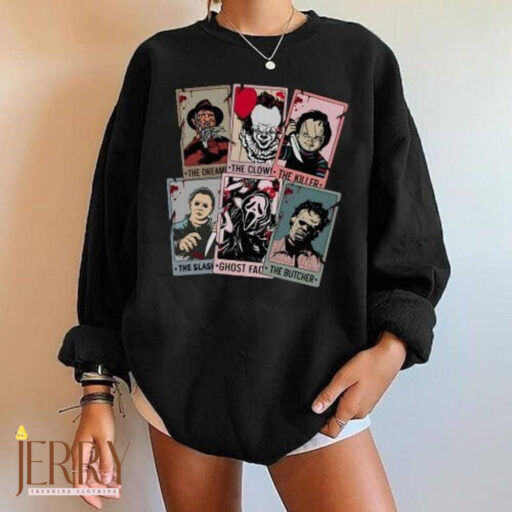 Halloween Tarot Card Sweatshirt, Halloween Sweatshirt, Horror Tarot Card Sweatshirt, Ghost Tarot Card Sweatshirt, Hocus Pocus Sweatshirt