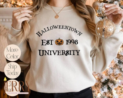 Halloweentown Est 1998 Sweatshirt, Halloweentown Sweatshirt, Fall Sweatshirt, Halloween Sweatshirt, Halloweentown University Sweater