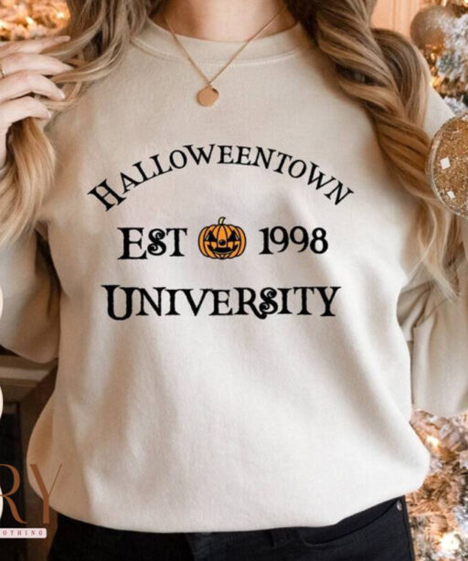 Halloweentown Est 1998 Sweatshirt, Halloweentown Sweatshirt, Fall Sweatshirt, Halloween Sweatshirt, Halloweentown University Sweater