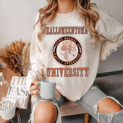 Halloweentown University Sweatshirt, Halloween Town Est 1998 Shirt Sweatshirt, Fall Sweatshirt, Pumpkin Shirt, Womens Halloween Sweatshirt