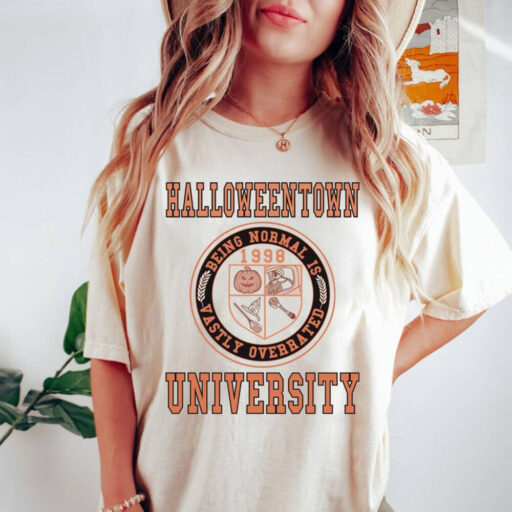 Halloweentown University Sweatshirt, Halloween Town Est 1998 Shirt Sweatshirt, Fall Sweatshirt, Pumpkin Shirt, Womens Halloween Sweatshirt
