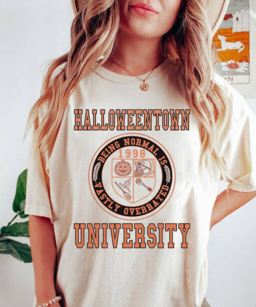 Halloweentown University Sweatshirt, Halloween Town Est 1998 Shirt Sweatshirt, Fall Sweatshirt, Pumpkin Shirt, Womens Halloween Sweatshirt