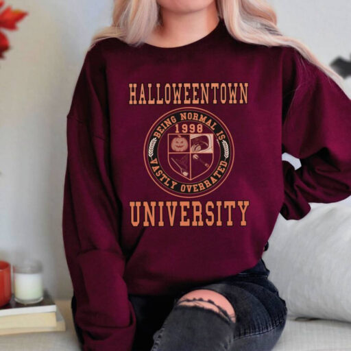 Halloweentown University Sweatshirt, Halloween Town Est 1998 Shirt Sweatshirt, Fall Sweatshirt, Pumpkin Shirt, Womens Halloween Sweatshirt