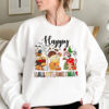 Happy Hallothanksmas Coffee Shirt, Funny Festival Shirt, Fall Halloween Shirt, Cute Fall Season Shirt, Holiday Shirt, Pumpkin Coffee Drink