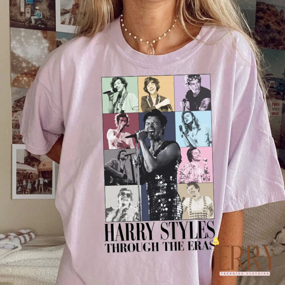 Harry Styles Through The Eras Shirt, Love On Tour 2023 shirt - Jerry ...