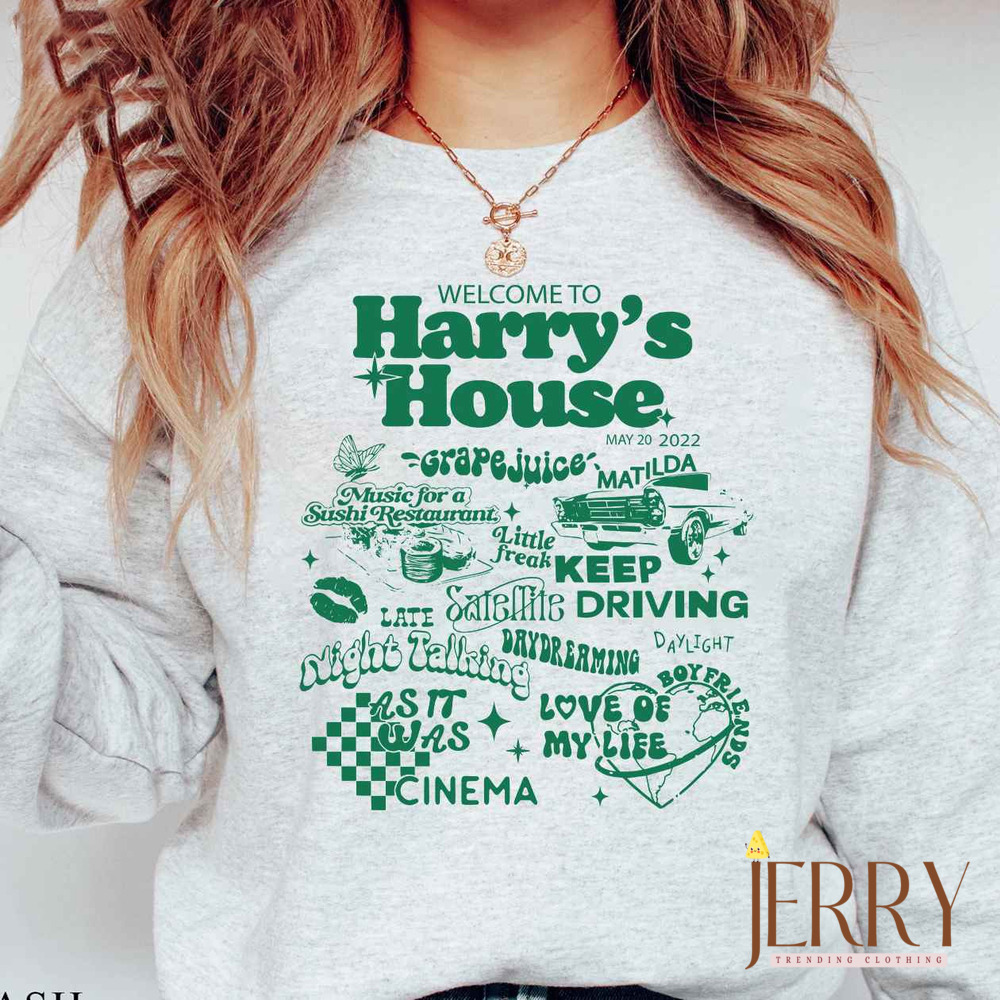 Harrys House Sweatshirt Harry Styles Inspired Gifts