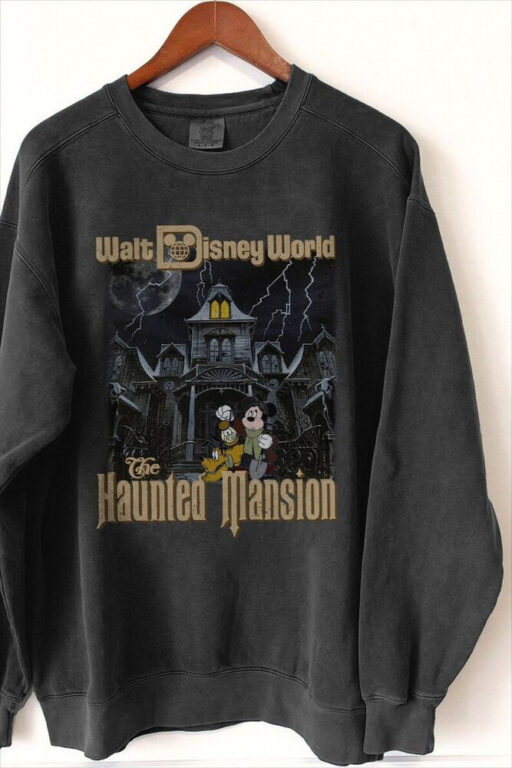 Haunted Mansion Shirt, The Haunted Mansion Map, Mickey Haunted Mansion, Retro Disney Halloween shir, Disneyland Trip, disney couple shirt