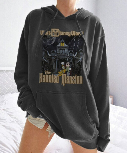 Haunted Mansion Shirt, The Haunted Mansion Map, Mickey Haunted Mansion, Retro Disney Halloween shir, Disneyland Trip, disney couple shirt