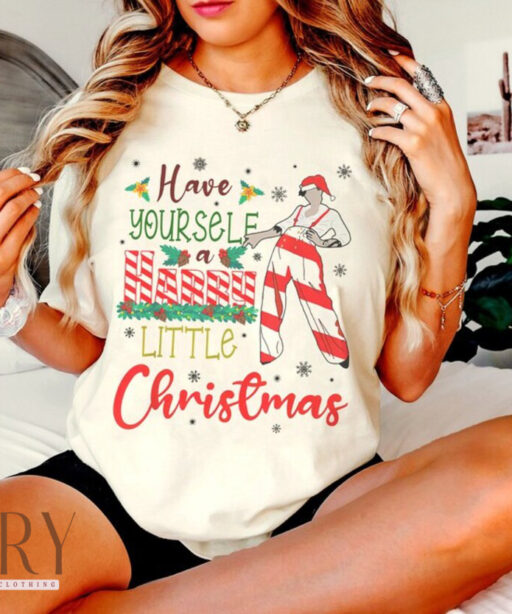 Have Yourself A Harry Little Christmas, HS little xmas, Harry xmas, HS fan merch, Love On Tour, Harry Little Xmas gift, Harry christmas tee