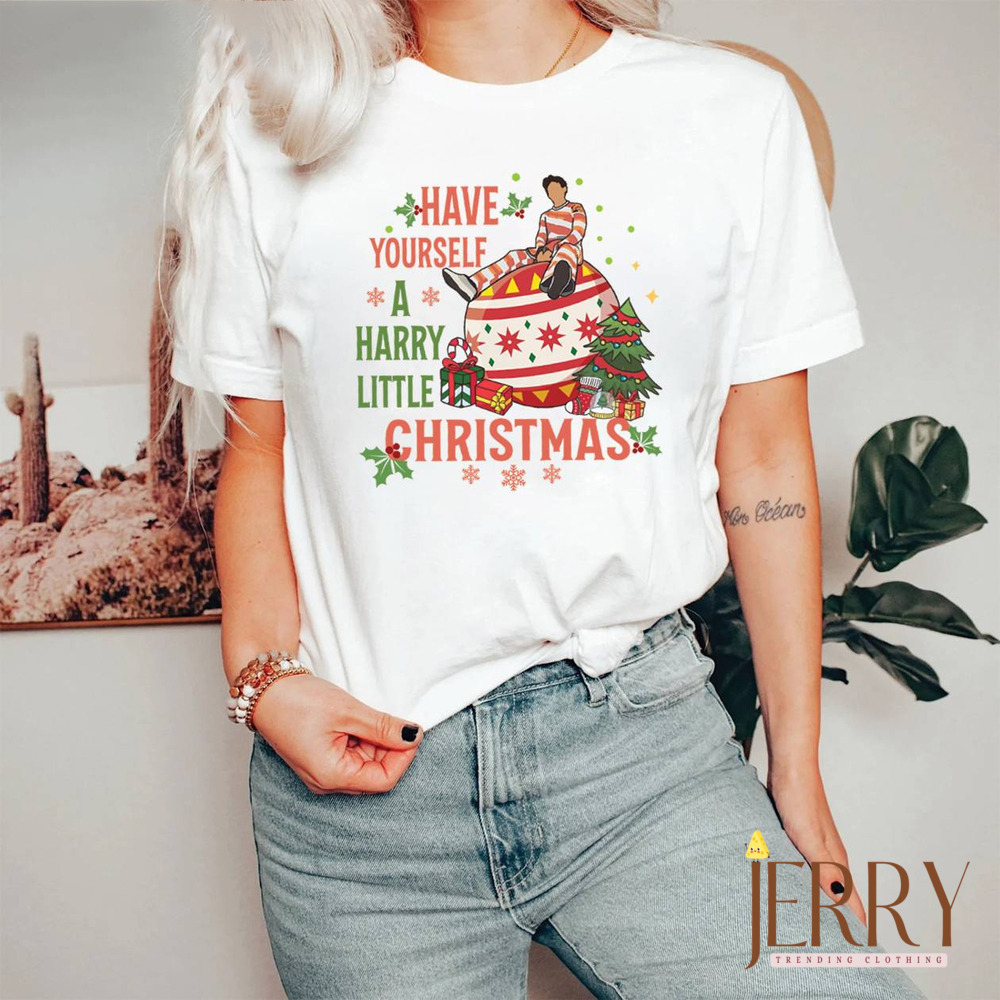 Have Yourself A Harry Little Christmas Shirt, Harry Styles Tee