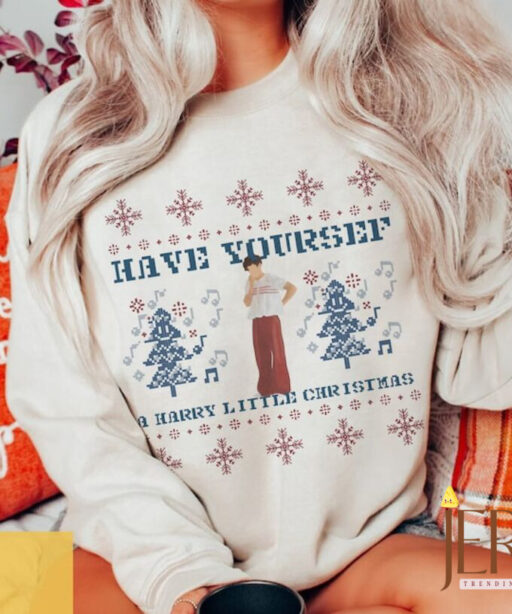 Have Yourself A Harry Little Christmas Shirt, Harry little xmas, Harry xmas, HS fan merch, Love On Tour, Harry Little Xmas gift, harry xmas