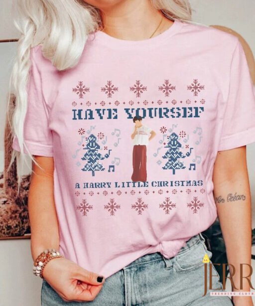 Have Yourself A Harry Little Christmas Shirt, Harry little xmas, Harry xmas, HS fan merch, Love On Tour, Harry Little Xmas gift, harry xmas