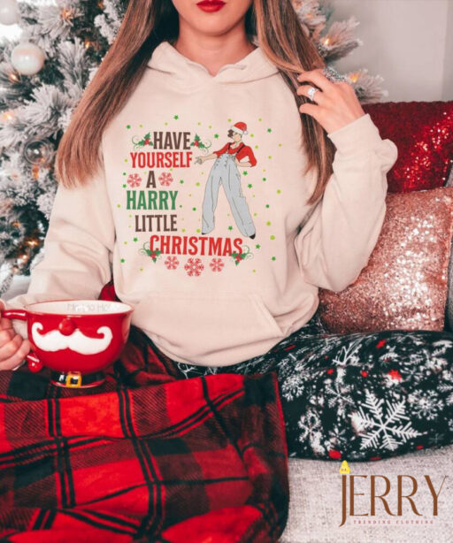 Have Yourself A Harry Little Christmas shirt, Harry xmas, HS christmas shirt, HS crewneck, Harry Fan Merch, Love On tee, Harry Little Xmas