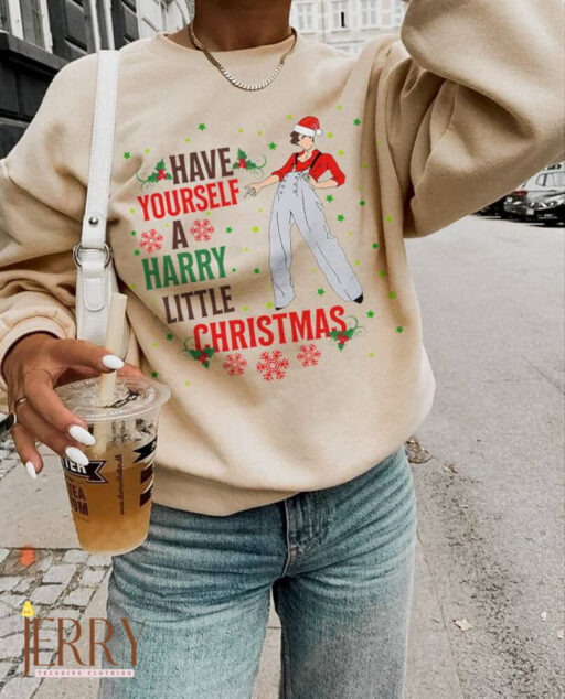 Have Yourself A Harry Little Christmas shirt, Harry xmas, HS christmas shirt, HS crewneck, Harry Fan Merch, Love On tee, Harry Little Xmas