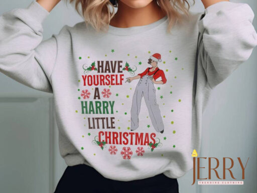 Have Yourself A Harry Little Christmas shirt, Harry xmas, HS christmas shirt, HS crewneck, Harry Fan Merch, Love On tee, Harry Little Xmas