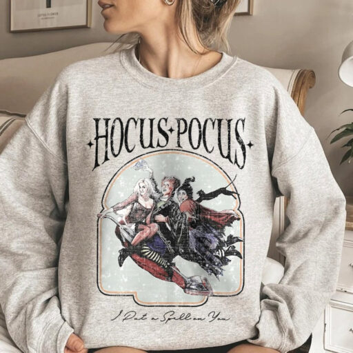 Hocus Pocus Comfort Colors Shirt, Retro Hocus Pocus Sweatshirt, Sanderson Sisters Sweatshirt, Halloween Party Shirts,Disney Halloween Outfit