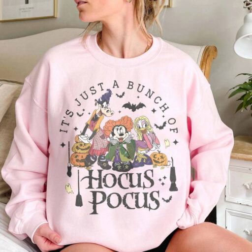 Hocus Pocus Comfort Colors Shirt, Retro Hocus Pocus Sweatshirt, Sanderson Sisters Sweatshirt, Halloween Party Shirts,Disney Halloween Outfit