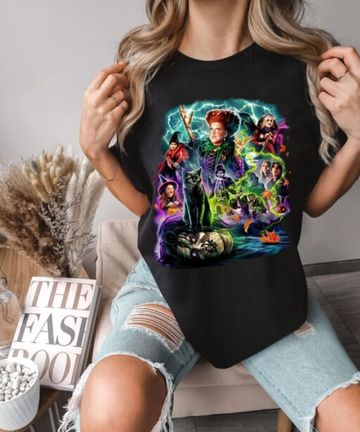 Hocus Pocus Halloween Shirt, Halloween Sanderson Sisters Shirt, Halloween Party Shirt, Disney Halloween Shirt, Halloween Women's Shirt