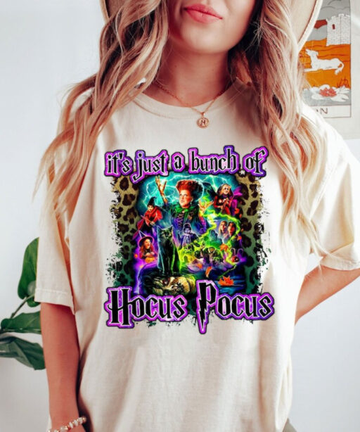 Hocus Pocus Halloween Shirt, Halloween Sanderson Sisters Shirt, Halloween Party Shirt, Disney Halloween Shirt, Halloween Women's Shirt