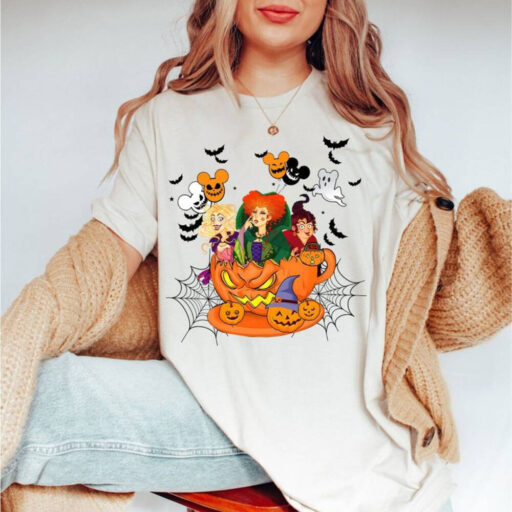 Hocus Pocus Teacup Balloon Shirt, Hocus Pocus Shirt, Witch Sisters Shirt, Sanderson Sisters Shirt, Disney Halloween Shirt, Disney Witch Tee