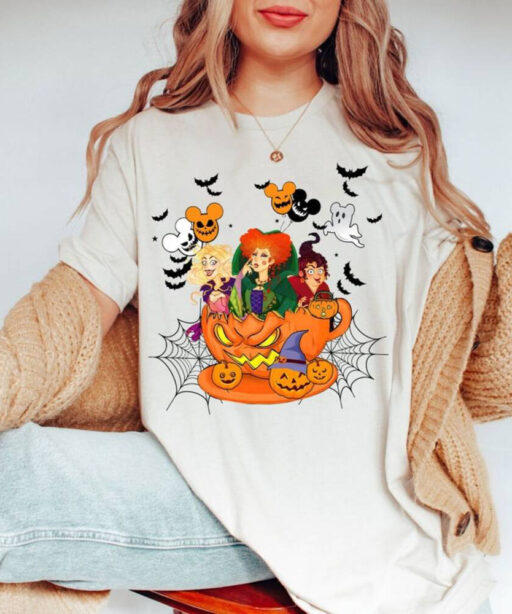 Hocus Pocus Teacup Balloon Shirt, Hocus Pocus Shirt, Witch Sisters Shirt, Sanderson Sisters Shirt, Disney Halloween Shirt, Disney Witch Tee