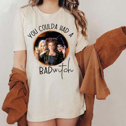 Hocus Pocus You Coulda Have A Bad Witch, Hocus Pocus Shirts, Witch Sisters Shirt, Funny Halloween Tees, Sanderson Sisters Halloween Shirt