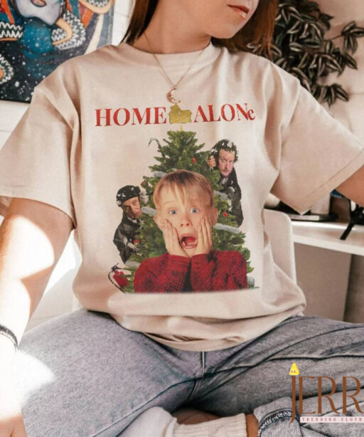 Home Alone Christmas shirt, Battle Plan Home Alone Shirt, xmas Movie, Home Security, vintage xmas movie, kevin home alone, unisex xmas shirt