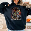 Horror Characters Friends Sweatshirt, Halloween Horror Characters Sweatshirt, Friends Halloween Shirt, Horror Movie Characters Hoodie