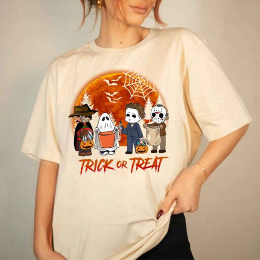 Horror Movies Halloween Shirt, Halloween Movie Characters Shirt, Trick Or Treat Shirt, Halloween Shirt, Halloween Party Shirt, Gift For Mom