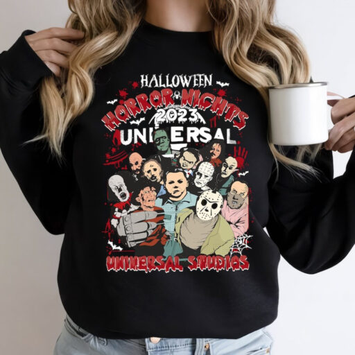 Horror characters Halloween Sweatshirt, Halloween Horror nights Universal Studios shirt, Scary movie Tee, Universal Studios Halloween shirt