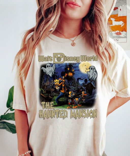 Comfort Colors The Haunted Mansion Vintage Shirt,Retro Disney The Haunted Mansion Shirt, Disney Trip Shirt, Halloween Shirt,Disney Halloween