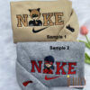 Ladybug And Cat Noir Nike Embroidered Sweatshirts