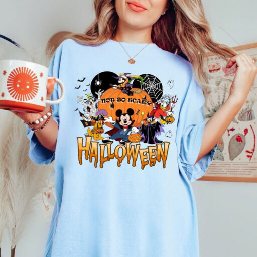 Mickey's Not So Scary Halloween Party 2023 Shirts, Halloween Mickey & Friends Shirt, Disney Halloween Shirt, Disney Halloween Skeleton Shirt