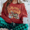 Merry Christmas Disney Shirt, Mickey and friends, Christmas Party Shirt, christmas tree, Mouse and friends, Magic Disney, Marry and bright