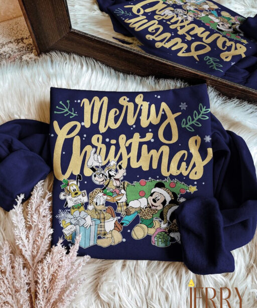 Merry Christmas Disney Shirt, Mickey and friends, Christmas Party Shirt, christmas tree, Mouse and friends, Magic Disney, Marry and bright