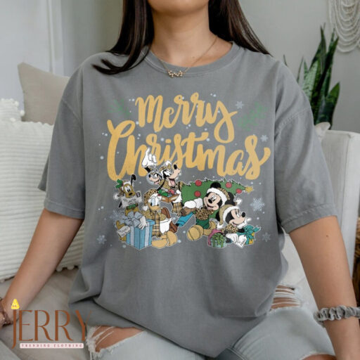 Merry Christmas Disney Shirt, Mickey and friends, Christmas Party Shirt, christmas tree, Mouse and friends, Magic Disney, Marry and bright