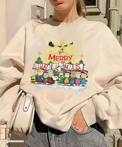 Merry Christmas Snoopy shirt, Christmas Disney shirt, vintage disney christmas tree, xmas snoopy shirt, snoopy and pumpkin, Peanuts Snoopy