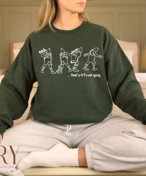 Merry Christmas Sweatshirt, That's It I'm Not Going Sweatshirt, Funny Christmas Sweater, Cute Christmas Sweatshirt, Christmas Gift For Her