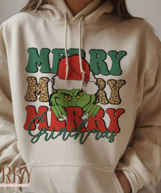 Merry Grinchmas Shirt, Grinch Merry Christmas, Retro Grnicmas tee, Funny grinch, xmas girnch friends, grinch face, Whovillee grinch xmas tee