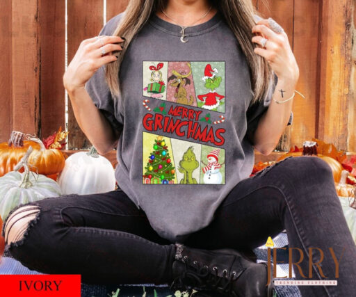 Merry Grinchmas Shirt, Grinch Santa Shirt, Christmas Grinch Gift, Funny Grinch Christmas, Merry Grinchmas Gift, Grinch Family Christmas Gift