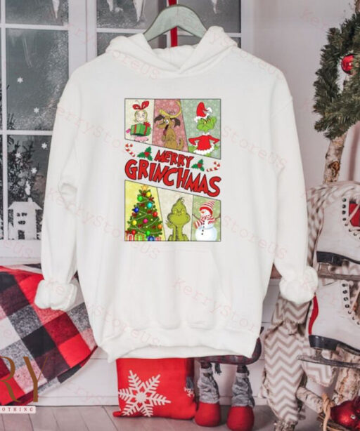 Merry Grinchmas Shirt, Grinch Santa Shirt, Christmas Grinch Gift, Funny Grinch Christmas, Merry Grinchmas Gift, Grinch Family Christmas Gift