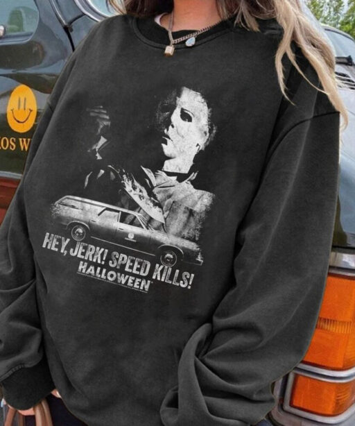 Michael Myers Horror shirt, Horror Movie, Michael Myers 90s, Horror Character, Vintage Halloween, 13th Of June, Myers Thriller shirt